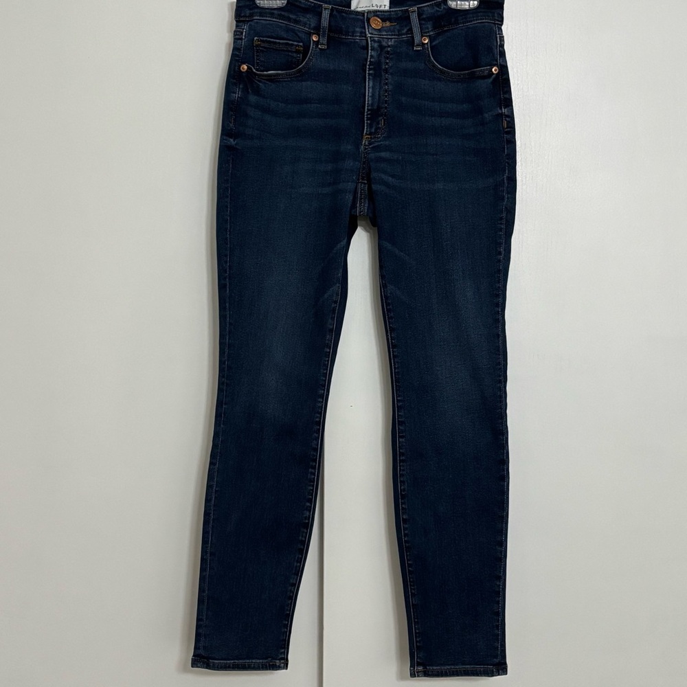 Signature Levi Strauss Women's Dark Blue Skinny Jeans Size 4/27